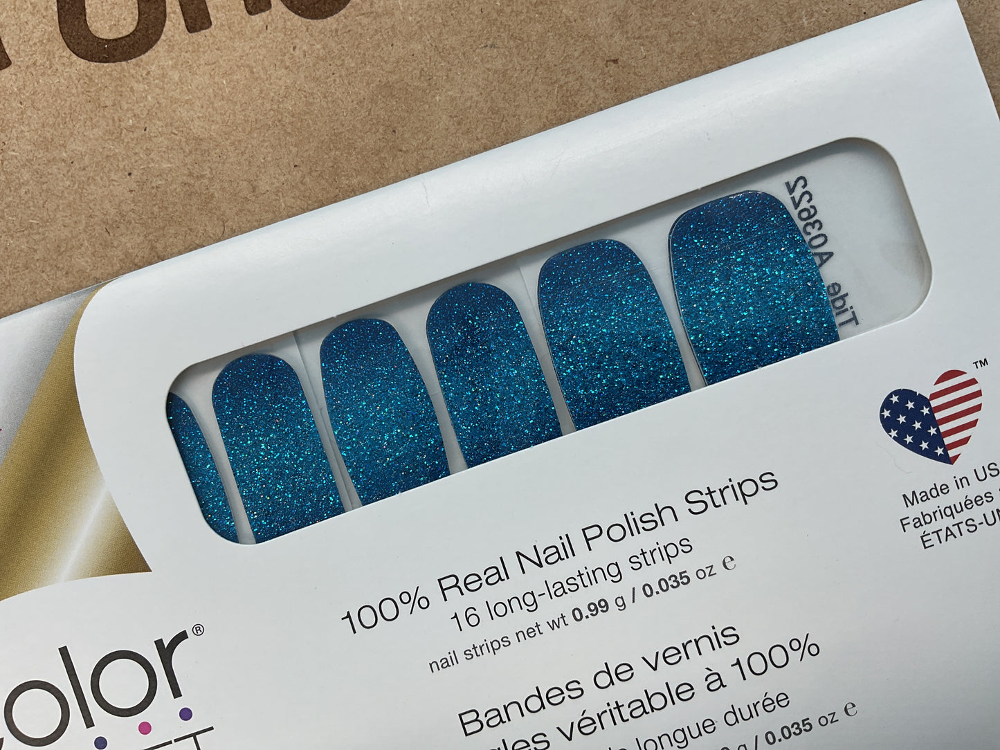Color Street Nail Strips High Tide Blue Ombré