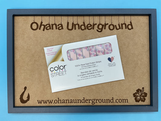 Color Street Nail Strips | Flower of the Hour | Real Polish | Easy Apply |