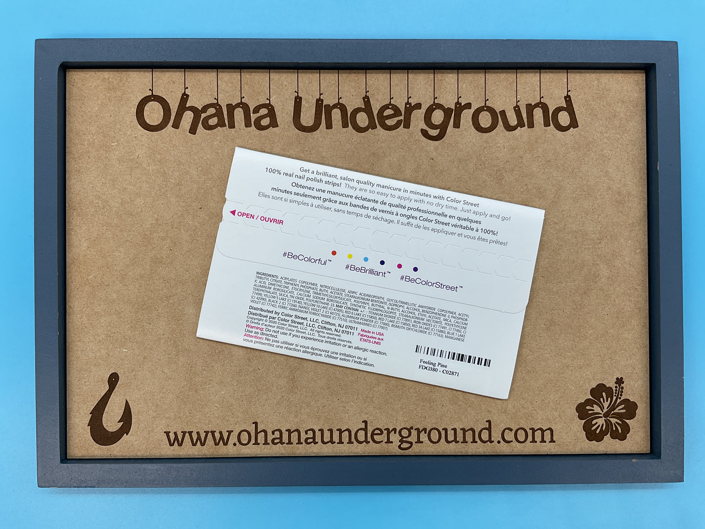 Color Street Nail Strips | Feeling Pine | Real Polish | Easy Apply |