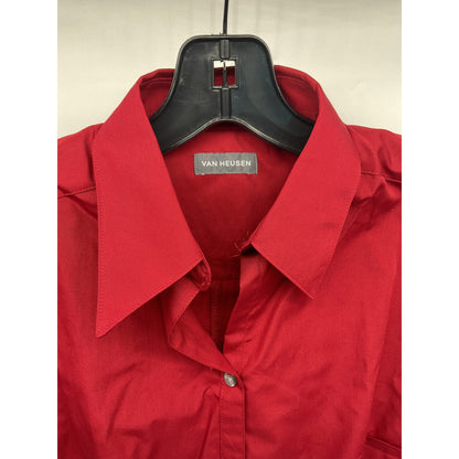 Van Heusen Women’s Button-Up Dress Shirt S (4–6)