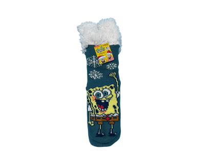 Spongebob Squarepants Slipper Socks - Shoe Size 4-10