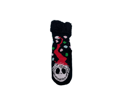 Nightmare Before Christmas - Jack Skellington Slipper Socks - Shoe Size 4-10
