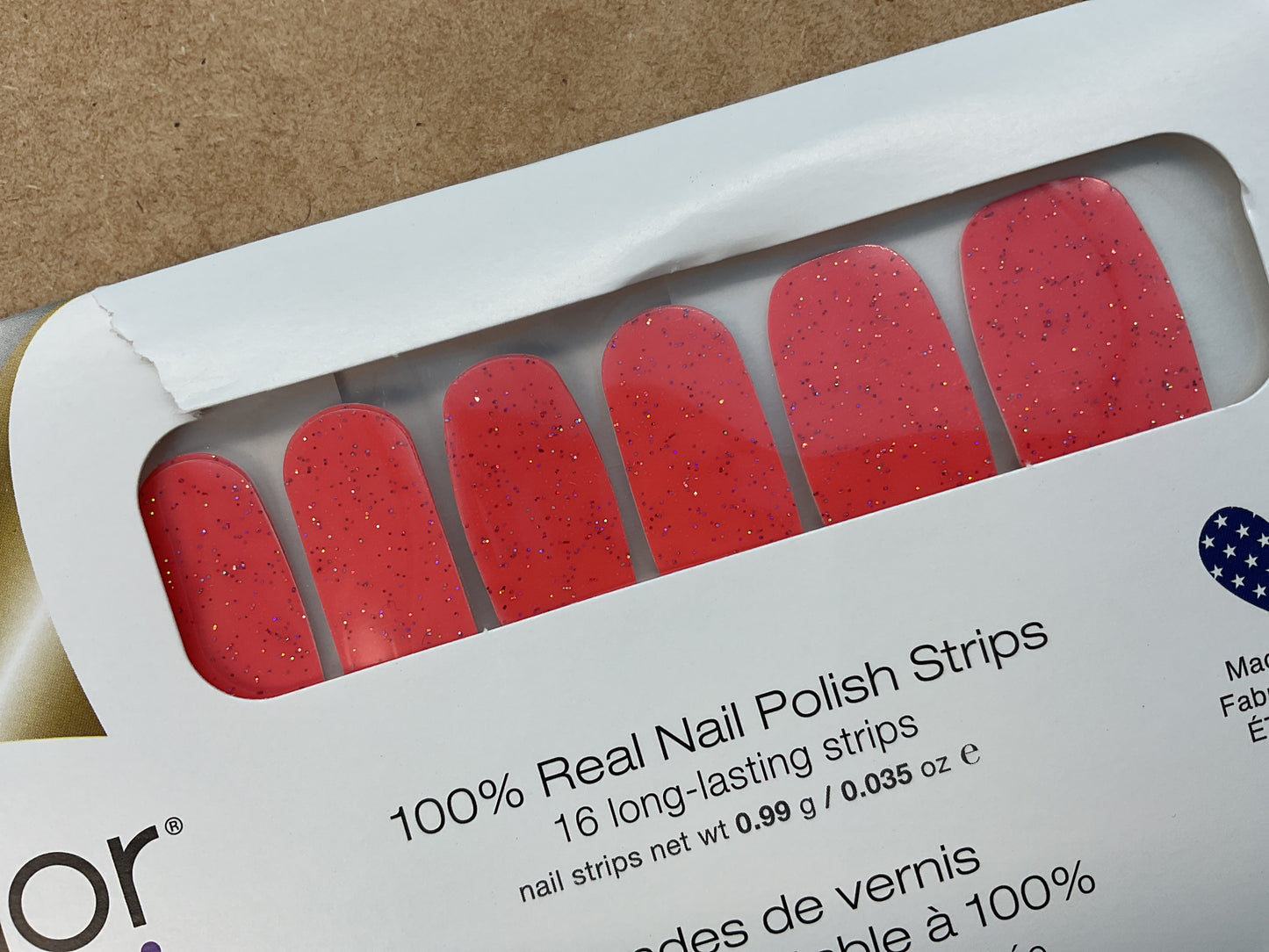 Color Street Nail Strips | Grapefruit Squeeze | Real Polish | Easy Apply |