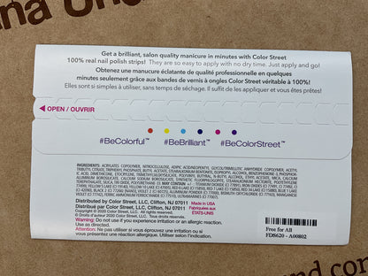 Color Street Nail Strips | Free for All | Real Polish | Easy Apply |