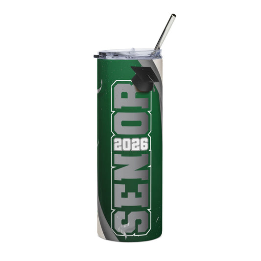 Senior 2026 Stainless Steel Tumbler - 20oz Graduation Travel Cup