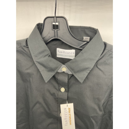 Van Heusen Women’s Button-Up Dress Shirt M (8–10)