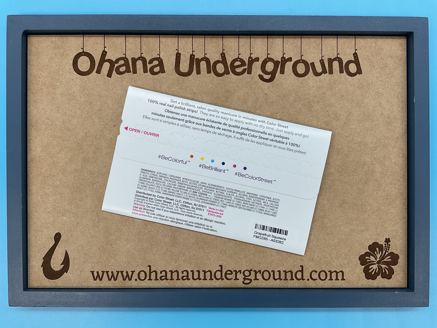 Color Street Nail Strips | Grapefruit Squeeze | Real Polish | Easy Apply |