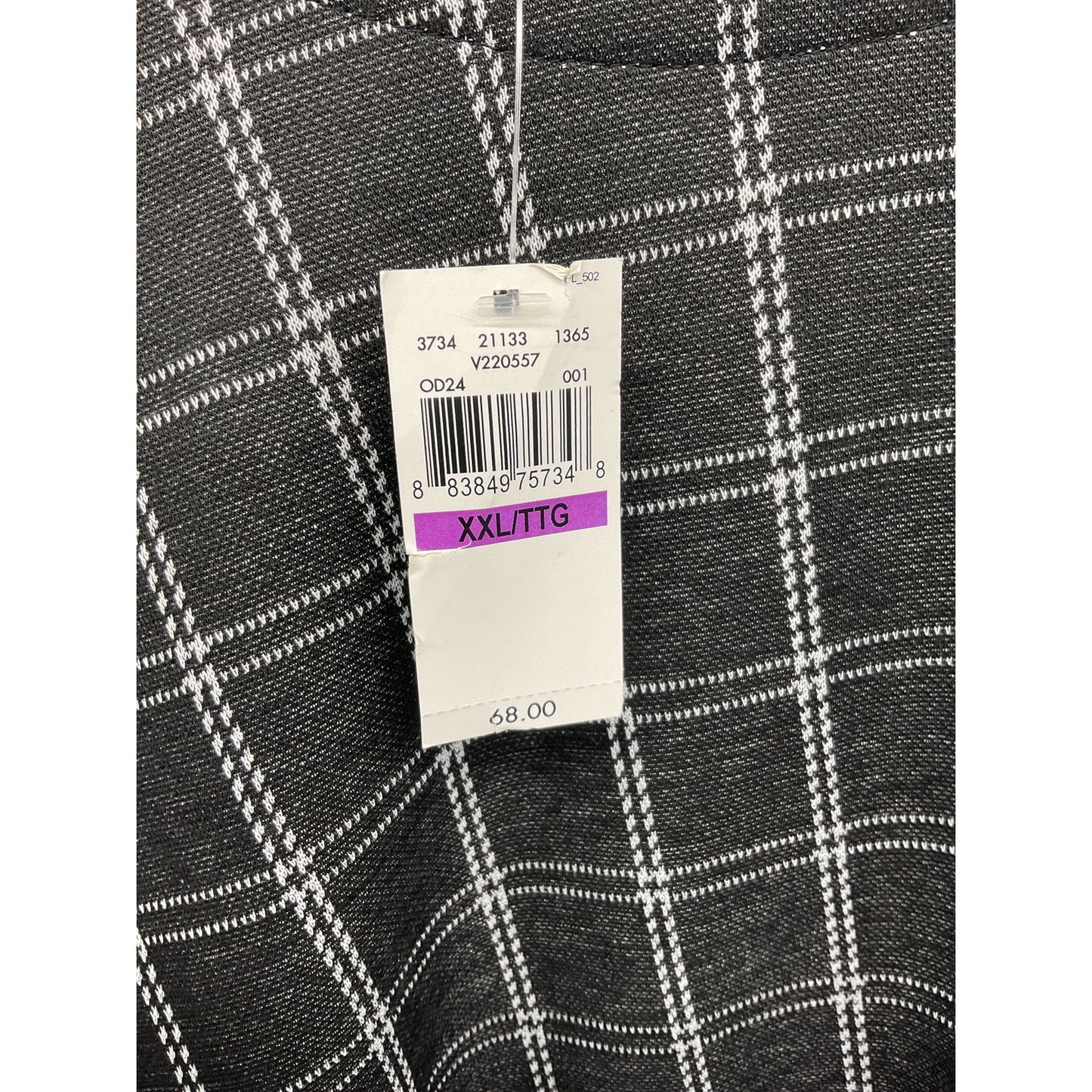 Van Heusen Women’s Plaid Stretch Top – XXL