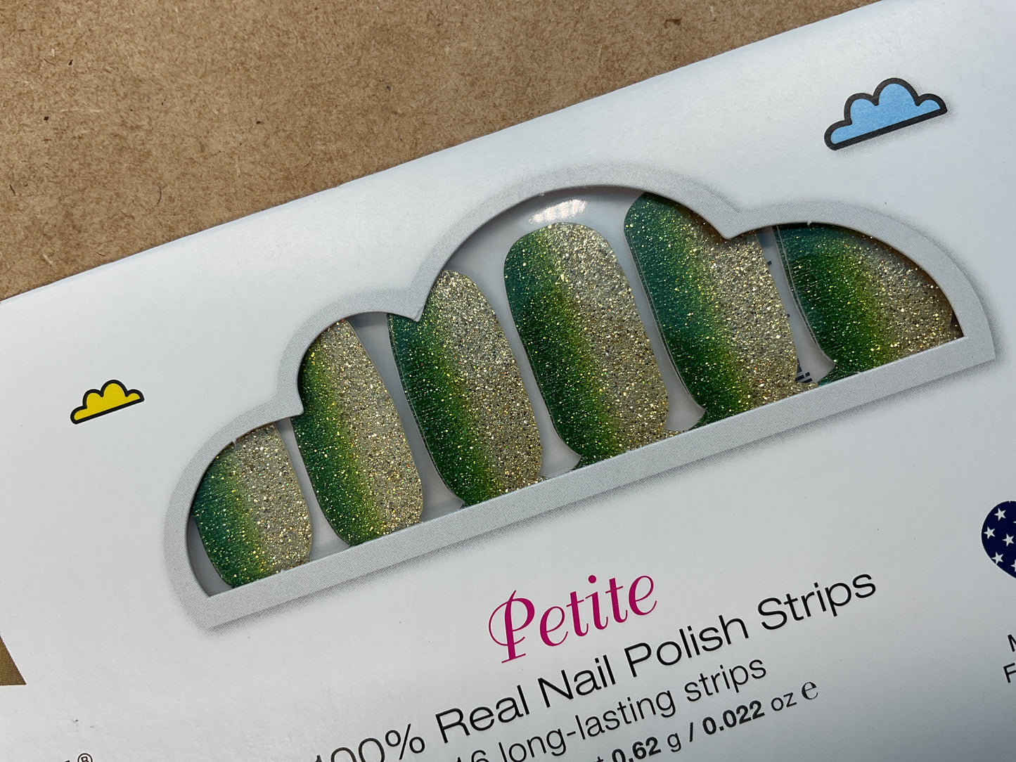 Color Street Nail Strips | Petite | Feeling Lucky | Real Polish | Easy Apply