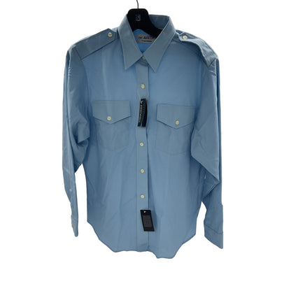 Van Heusen The Aviator Womens Button Up Size 10A-L/S