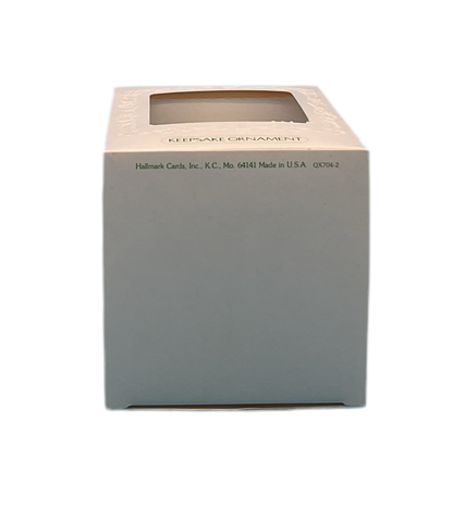 Hallmark Unbreakable Satin Friendship Ornament 1982 Vintage Keepsake Christmas