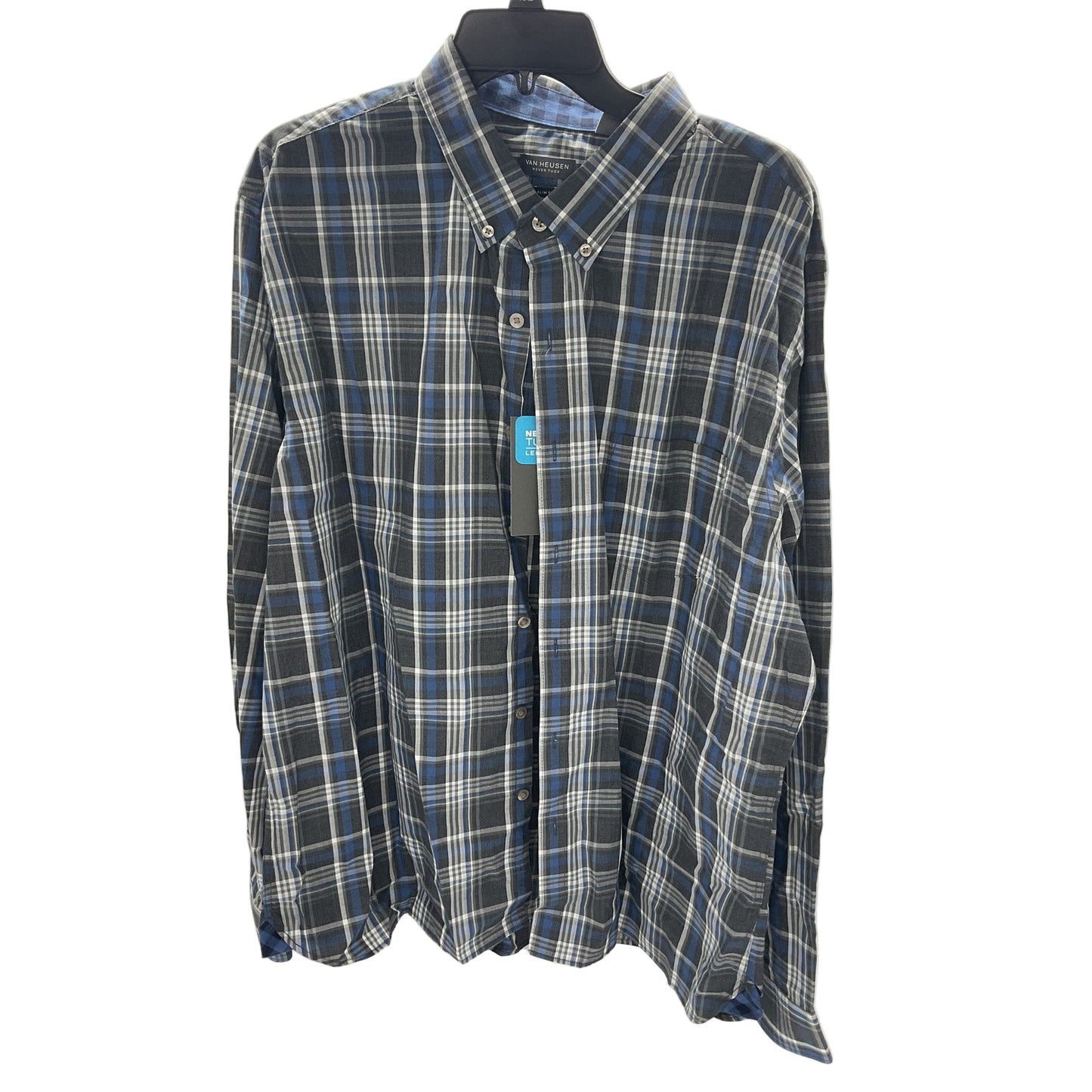 Van Heusen Never Tuck Slim Fit Shirt – XXL