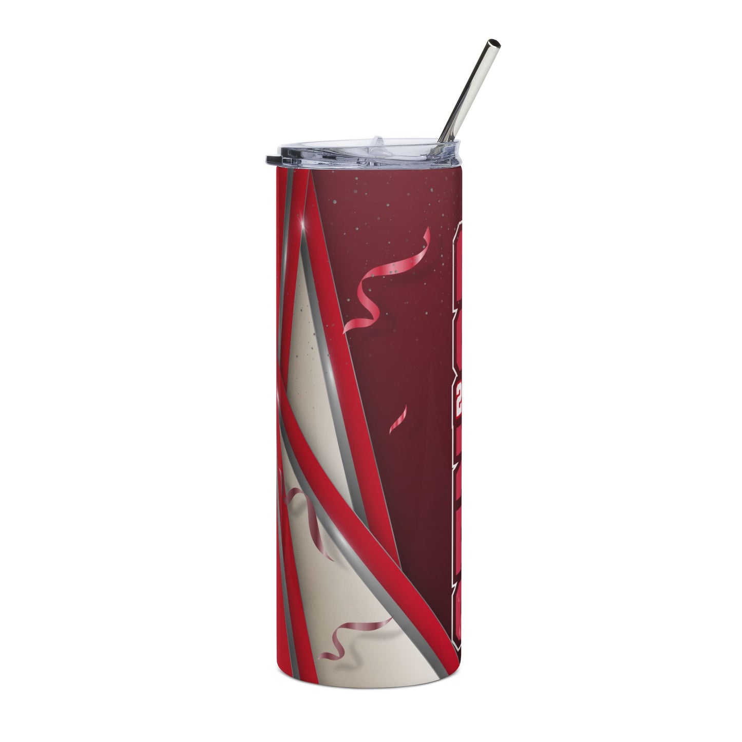 Class of 2026 Red 20oz Stainless Steel Tumbler — Senior 2026 Graduation Travel Cup