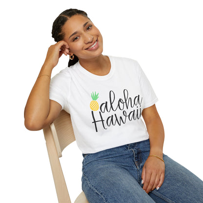 Shaka Brands Aloha Hawaii Pineapple T Shirt S-2XL