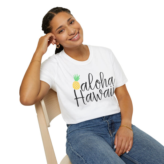 Shaka Brands Aloha Hawaii Pineapple T Shirt S-2XL