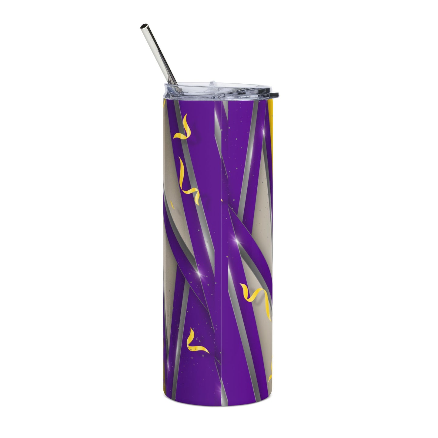 Senior 2026 Stainless Steel Tumbler — Graduation Travel Cup with Cap & Straw