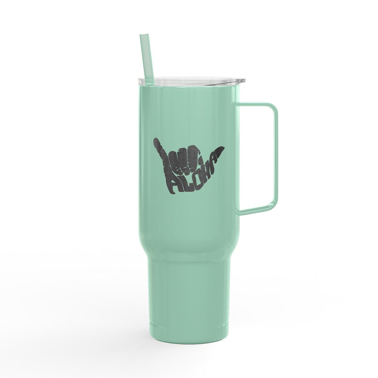 Ohana Underground Engraved Tumbler Shaka Hand Aloha Design 40oz