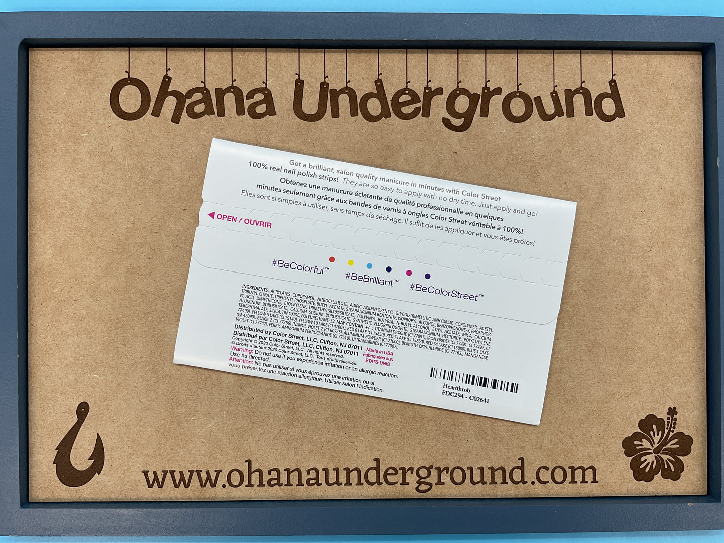 Color Street Nail Strips | Heartthrob | Real Polish | Easy Apply |