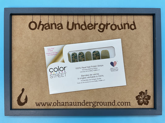 Color Street Nail Strips | Glam-ouflage | Real Polish | Easy Apply |