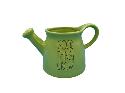 Rae Dunn Good Things Grow Watering Can Planter One Size