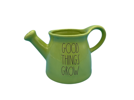 Rae Dunn Good Things Grow Watering Can Planter One Size