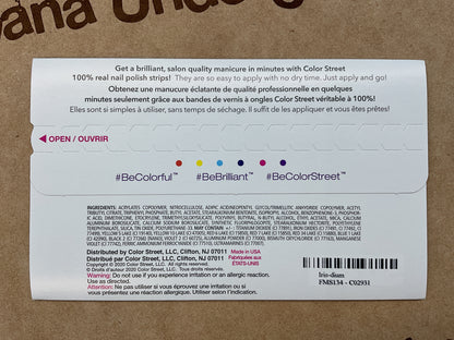 Color Street Nail Strips | Iris-dium | Real Polish | Easy Apply