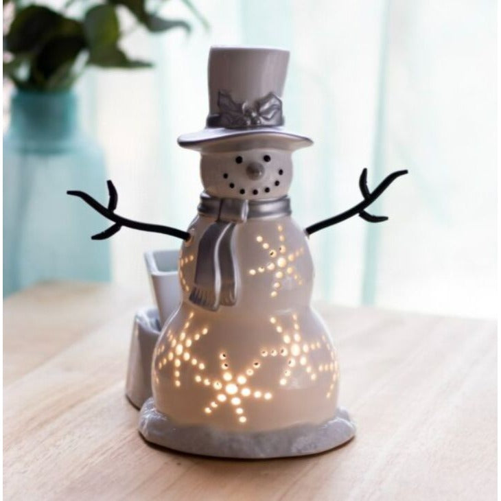 Scentsy ~ Sparkling Snowman Warmer