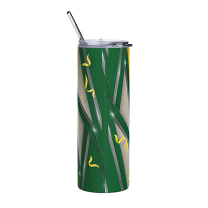 Senior 2026 Green/Gold 20oz Stainless Steel Tumbler — Graduation Gift