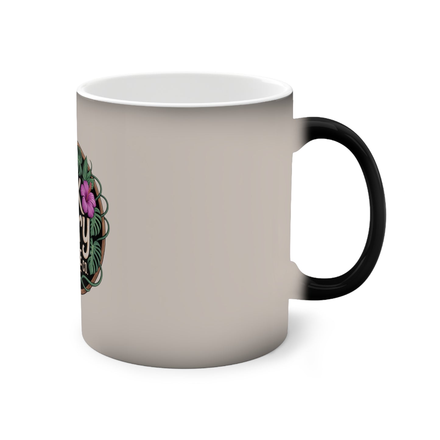 Color-Changing Mug — "Talk Story Coffee Co." Tropical Coffee Mug (11oz)