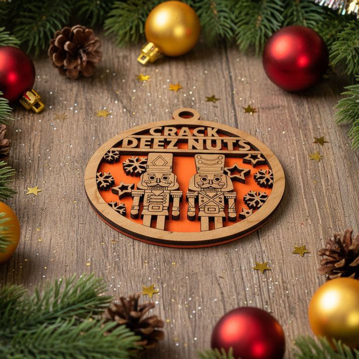 Shaka Brands Crack Deez Nuts Ornament
