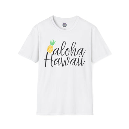 Shaka Brands Aloha Hawaii Pineapple T Shirt S-2XL
