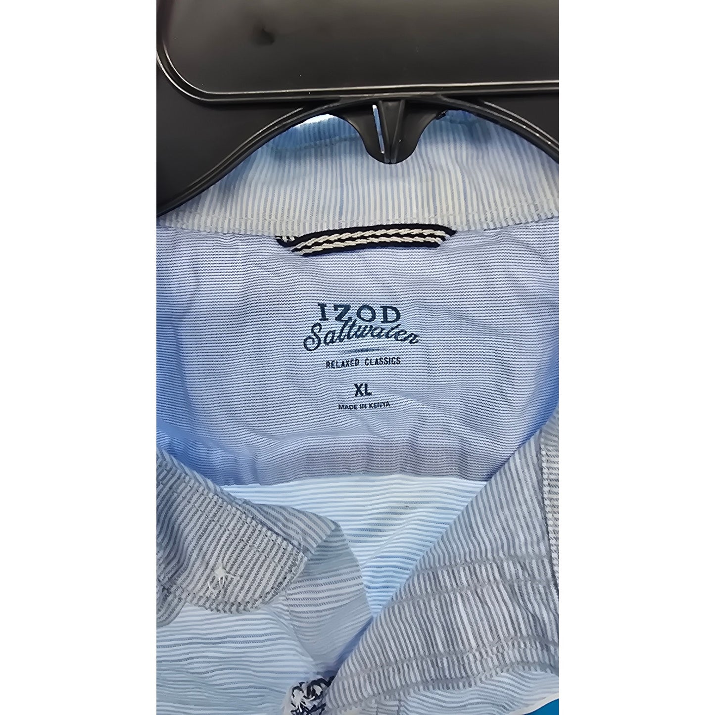 IZOD Saltwater Dockside Chambray Shirt Little Boy Blue XL