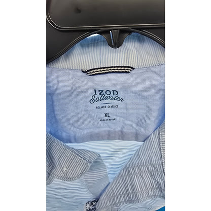 IZOD Saltwater Dockside Chambray Shirt Little Boy Blue XL