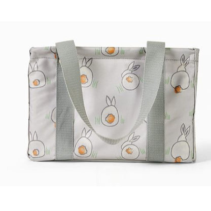 Thirty One Square Utility Tote *Bunny Tails*