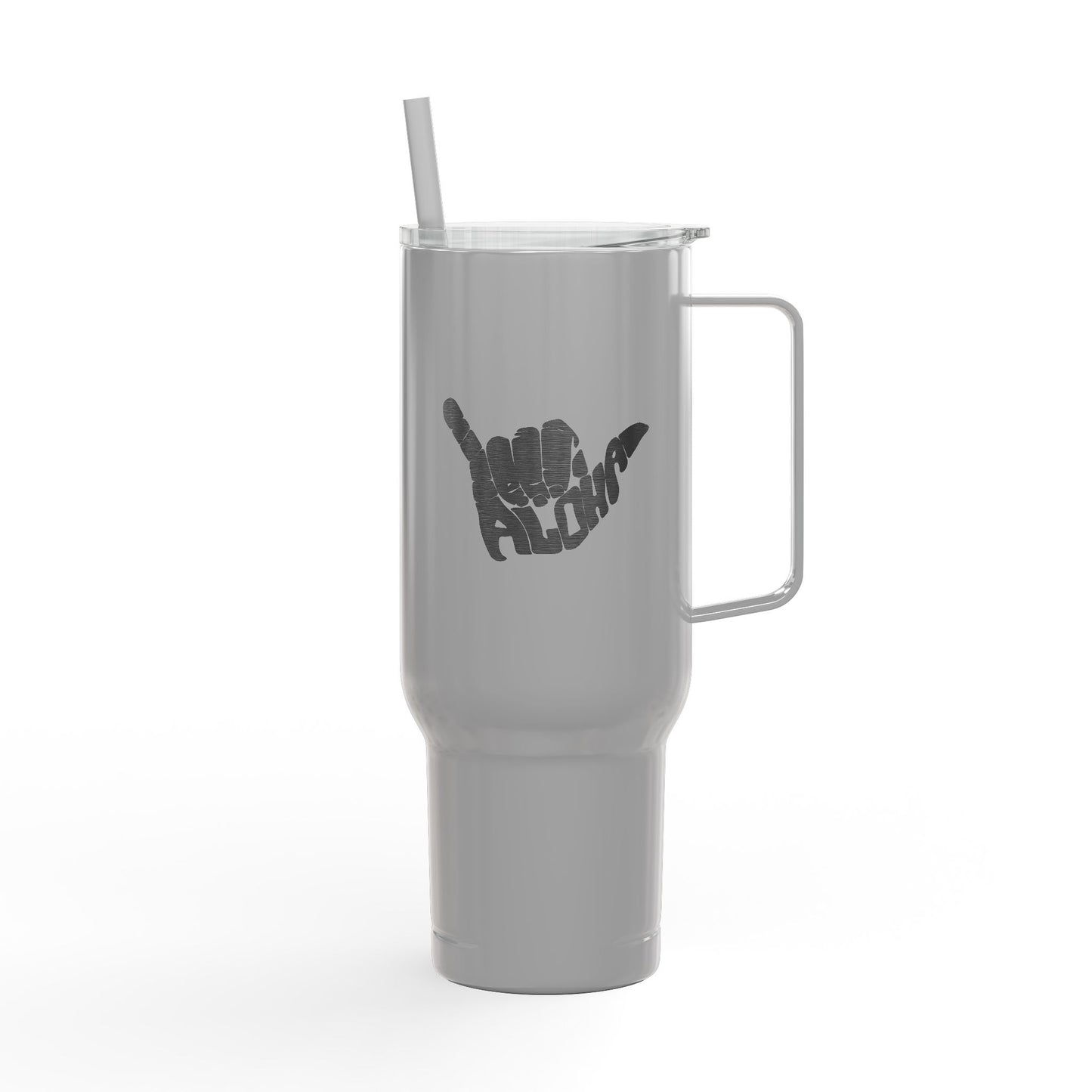 Ohana Underground Engraved Tumbler Shaka Hand Aloha Design 40oz