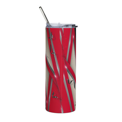 Senior 2026 Black/Red Stainless Steel Tumbler – 20oz Graduation Travel Cup