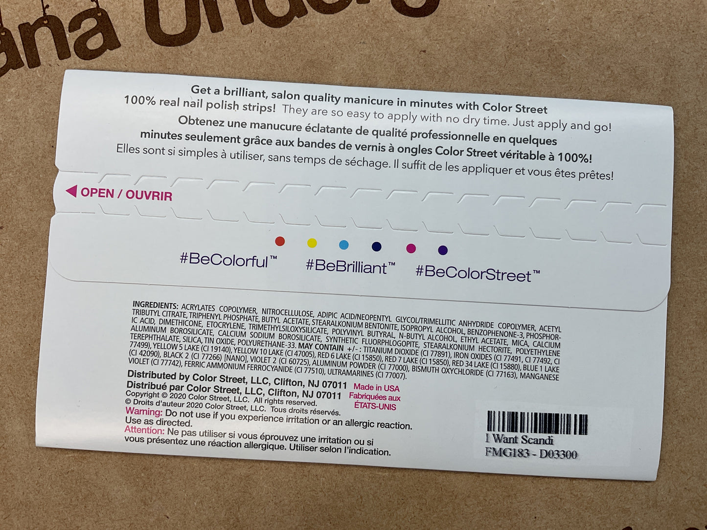 Color Street Nail Strips | I Want Scandi | Real Polish | Easy Apply