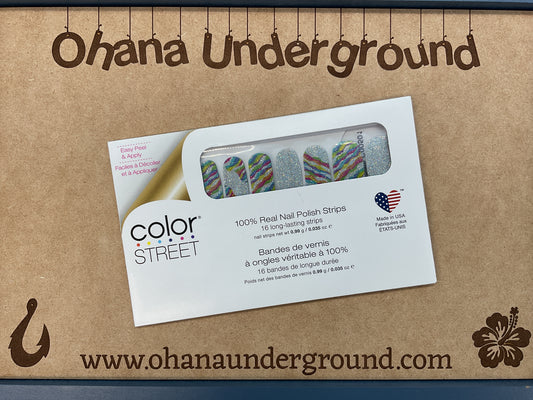 Color Street Nail Strips | Awareness Shade - Inner Strength | Real Polish | Easy Apply