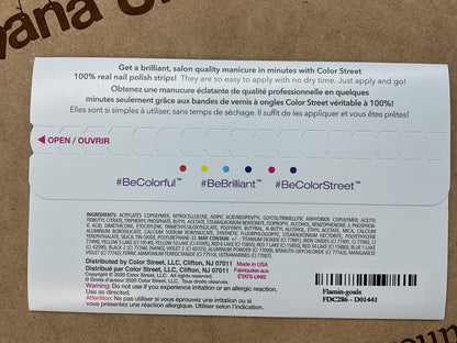 Color Street Nail Strips | Flamin-goals | Real Polish | Easy Apply |