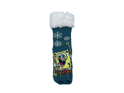 Spongebob Squarepants Slipper Socks - Shoe Size 4-10