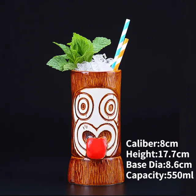 Hawaii Ceramic Tiki Mug