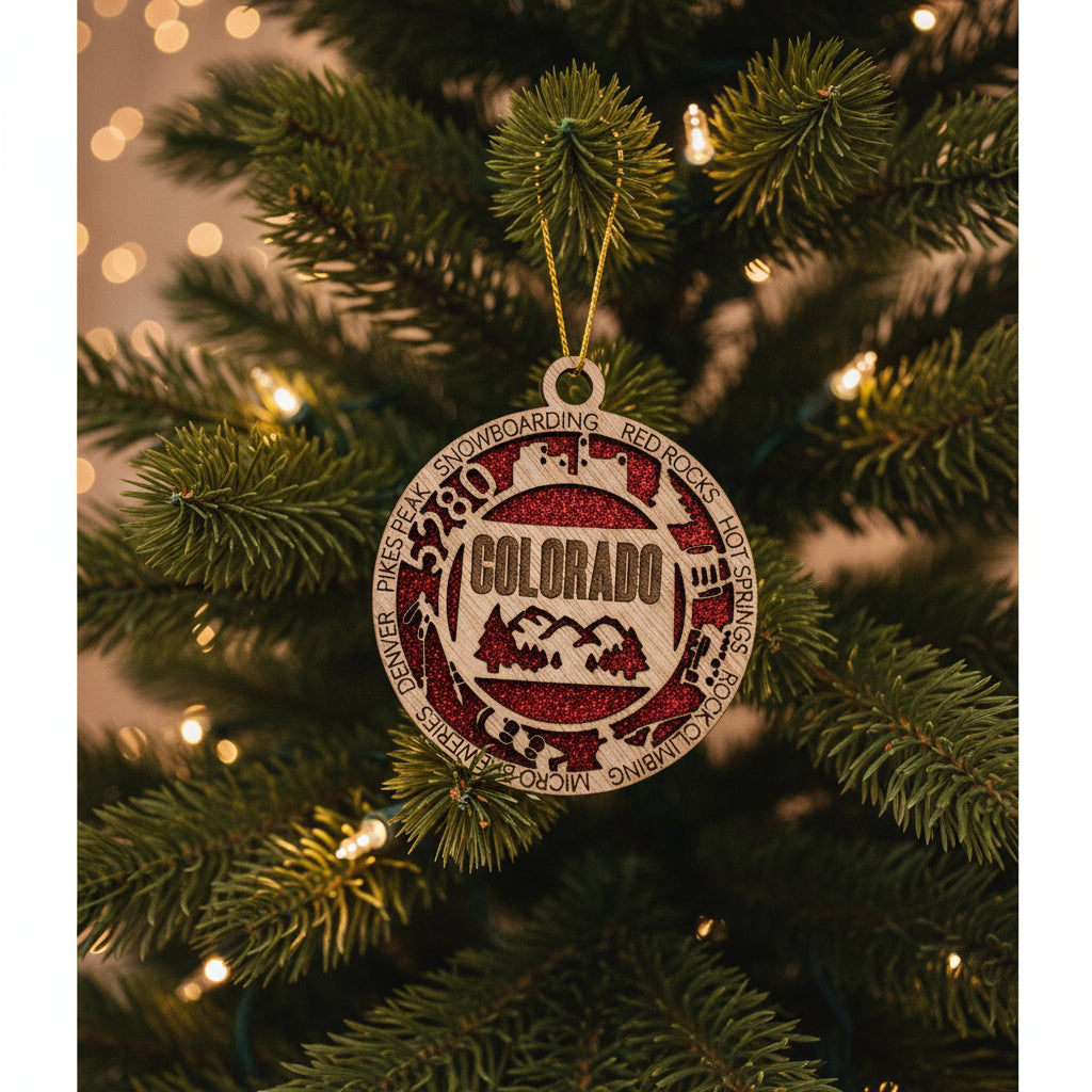 Shaka Brands Colorado Christmas Ornament