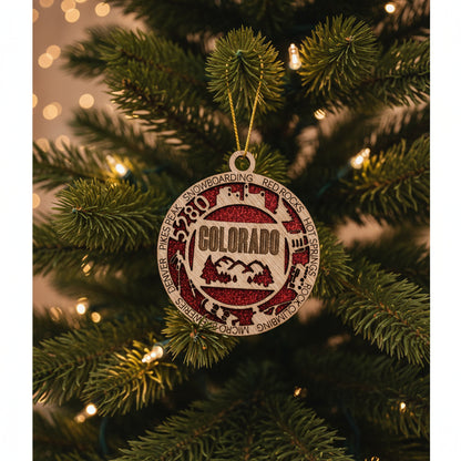Shaka Brands Colorado Christmas Ornament