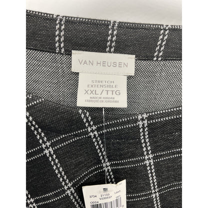 Van Heusen Women’s Plaid Stretch Top – XXL