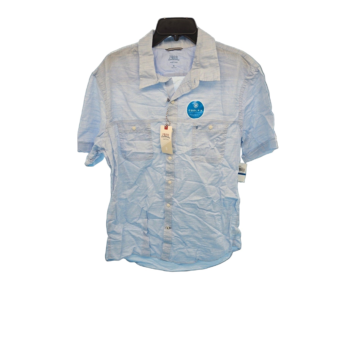 IZOD Saltwater Dockside Chambray Shirt Little Boy Blue XL