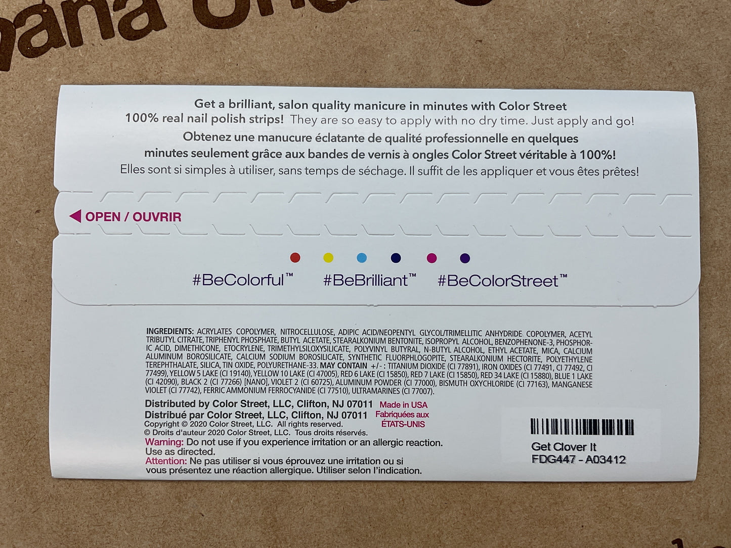 Color Street Nail Strips | Get Clover It | Real Polish | Easy Apply |