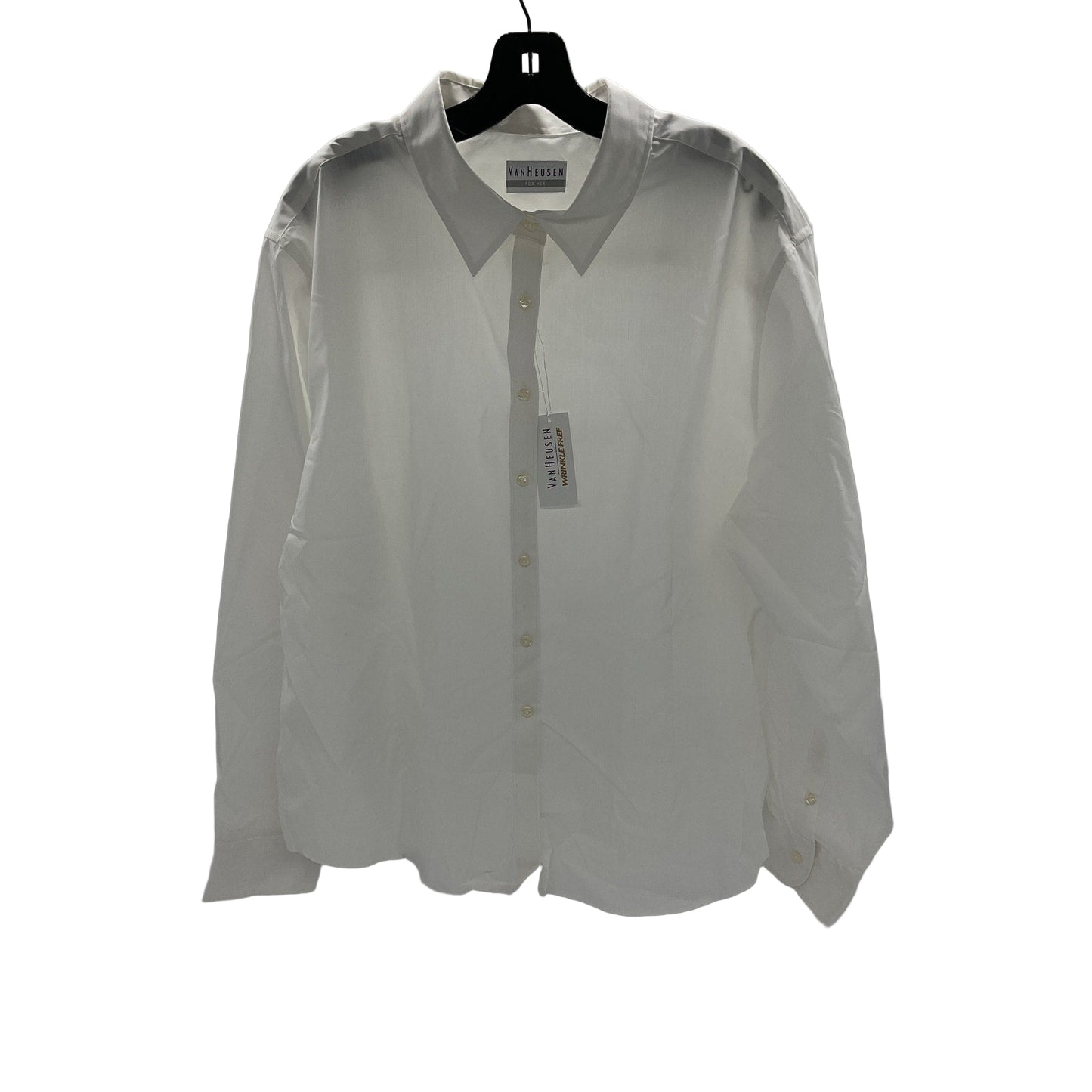 Van Heusen Women’s Long-Sleeve Dress Shirt – XXL (20–22)