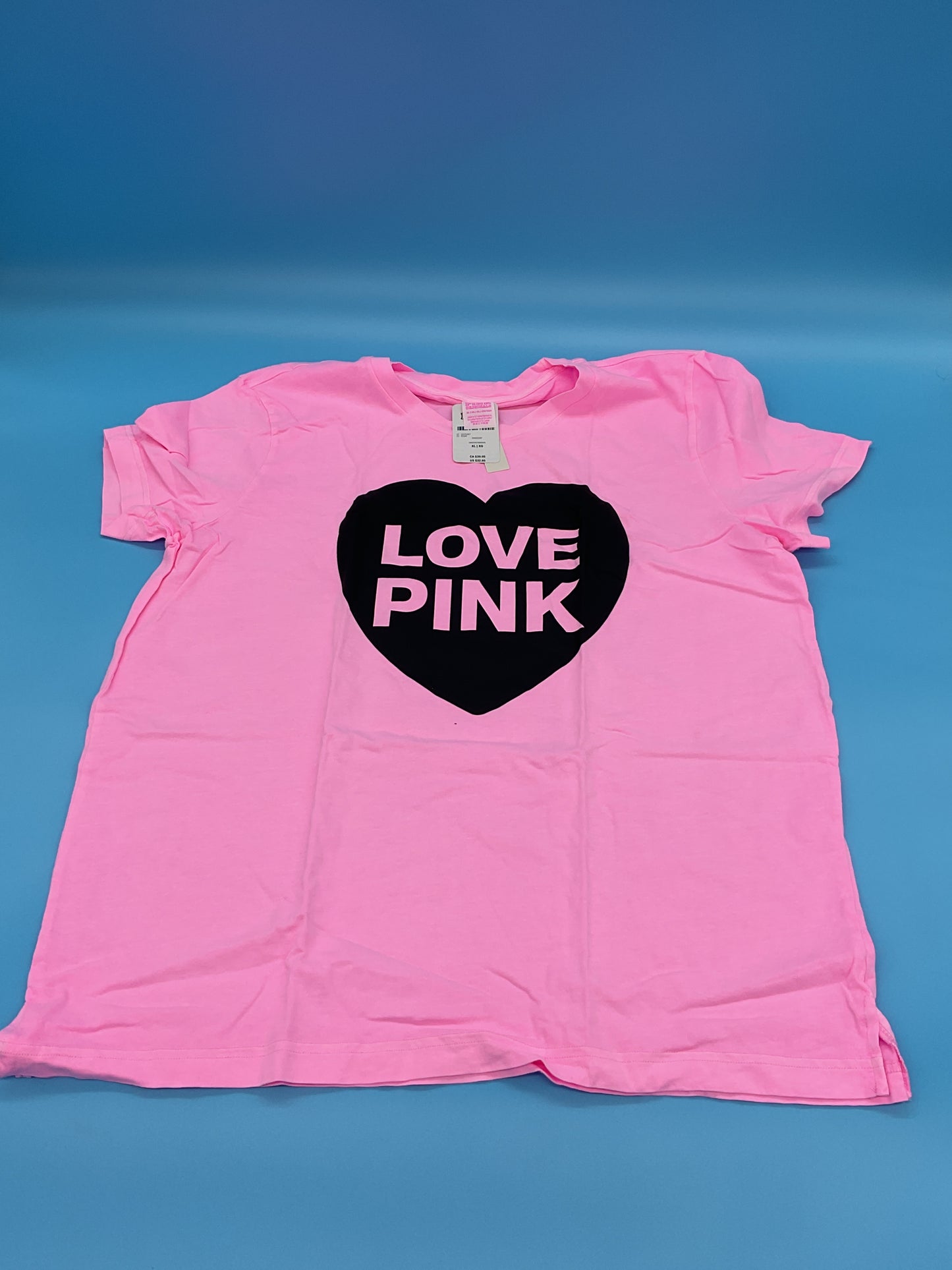 *NEW* Pink Victoria Secert Light Pink Love T-Shirt *XLarge*