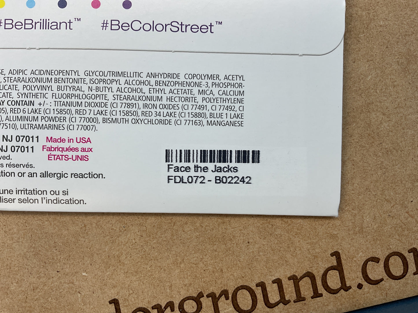 Color Street Nail Strips | Face the Jacks | Real Polish | Easy Apply |