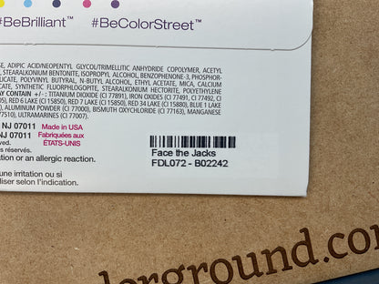 Color Street Nail Strips | Face the Jacks | Real Polish | Easy Apply |